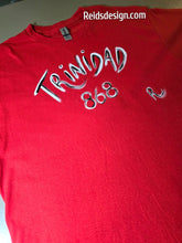 Load image into Gallery viewer, &quot;Trinidad 868 &quot; Hand Painted T-Shirts by Reids&#39; Design.  (Size Men L / Women XL)