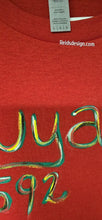 Load image into Gallery viewer, &quot;Guyana 592 &quot; Hand Painted T-Shirts by Reids&#39; Design.  (Size Men L / Women XL)