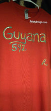 Load image into Gallery viewer, &quot;Guyana 592 &quot; Hand Painted T-Shirts by Reids&#39; Design.  (Size Men L / Women XL)