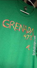 Load image into Gallery viewer, &quot;GRENADA 473 &quot; Hand Painted T-Shirts by Reids&#39; Design.  (Size Men XL / Women 1XL)