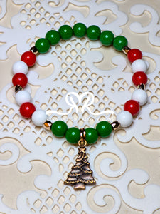 Christmas Tree 🎄 Bracelet... size 7.5"