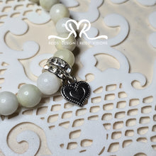 Load image into Gallery viewer, Jade &quot;FAITH&quot; Charm Bracelet ( size 7.5&quot; )