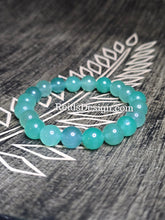 Load image into Gallery viewer, New Green Aventurine and Yellow Agate 8mm Beaded Bracelet Stacked Set (Size 7.5)