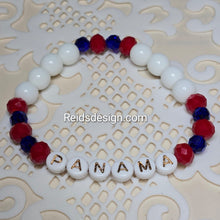 Load image into Gallery viewer, Panama Bracelet 7.5  inches Unisex Name Bracelet