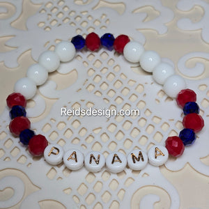 Panama Bracelet 7.5  inches Unisex Name Bracelet