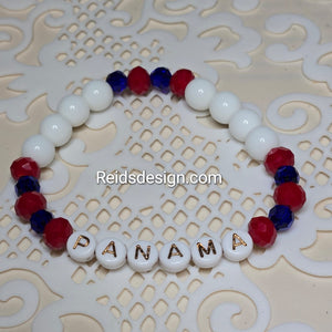 Panama Bracelet 7.5  inches Unisex Name Bracelet