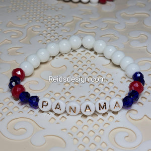 Panama Bracelet 7.5  inches Unisex Name Bracelet