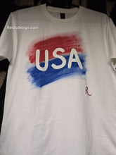 Load image into Gallery viewer, New... USA Hand Painted by Reids&#39; Design (Size Men Large / Women XL)