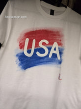 Load image into Gallery viewer, New... USA Hand Painted by Reids&#39; Design (Size Men Large / Women XL)