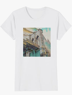 New White Brooklyn Bridge T-Shirt ( Ladies size Large) photo taken by Reids' Visions