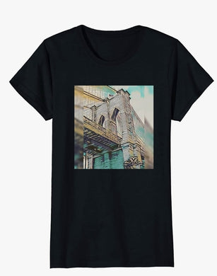 New Blackstone Brooklyn Bridge T-Shirt ( Ladies size Medium) photo taken by Reids' Visions