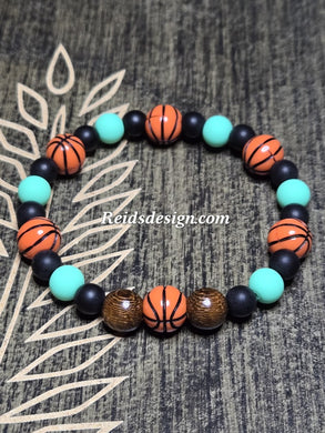 New NY Inspired Basketball 🏀 Bracelet (Size 8