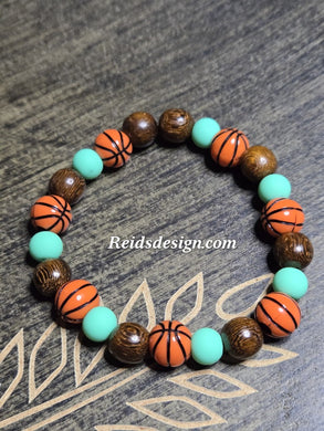 New NY Inspired 🏀 Basketball Bracelet (Size 8