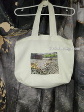 Load image into Gallery viewer, New... Jamaica Airplane View Tote Bag. Off White. Photo by Reids' Visions