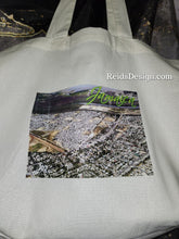 Load image into Gallery viewer, New... Jamaica Airplane View Tote Bag. Off White. Photo by Reids' Visions