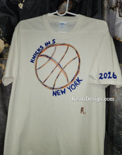 Load image into Gallery viewer, New... New York Sport Basketball 🏀 Orange and Blue Inspired T-shirt Off White Men Medium and Women Large