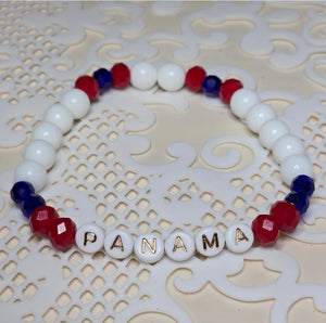 Panama Bracelet 7.5  inches Unisex Name Bracelet