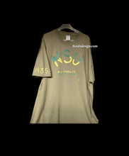 Load image into Gallery viewer, New NSU Alumni 1935 Hand Painted T-Shirt Military Green unisex (Size Men XL / Women 2X ) Behold the Green &amp; Gold)
