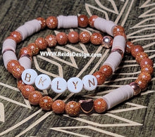 Load image into Gallery viewer, New 6mm Stackable &quot;BKLYN&quot; Bracelet Set  ( Size 7.5&quot;)