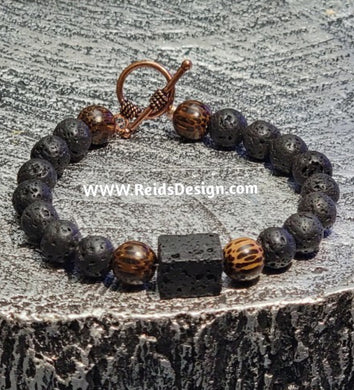 AC 10mm Lava Bracelet