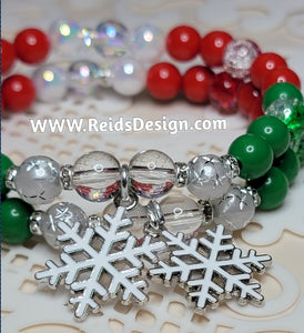 SNOWFLAKE ❄️ Bracelet... size 7.5"