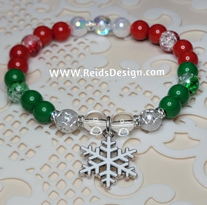 SNOWFLAKE ❄️ Bracelet... size 7.5"