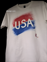 Load image into Gallery viewer, New... USA Hand Painted by Reids&#39; Design (Size Men Large / Women XL)