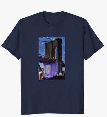 New Navy Brooklyn Bridge T-Shirt ( size mens large/ ladies size XL) photo taken by Reids' Visions