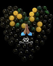 Load image into Gallery viewer, His and Hers Bracelet Set. Glass and Mountain Jade Beads. Size 7.5 and 8.5 inches
