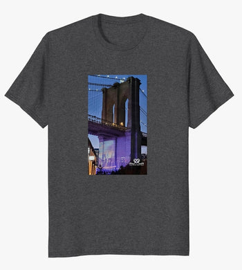 New Gray Brooklyn Bridge T-Shirt ( size mens large/ ladies size XL) photo taken by Reids' Visions