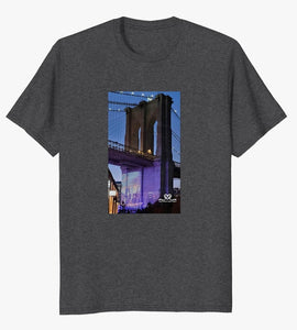 New Gray Brooklyn Bridge T-Shirt ( size mens large/ ladies size XL) photo taken by Reids' Visions
