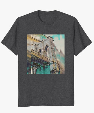 New Gray Brooklyn Bridge T-Shirt ( size mens large/ ladies size XL) photo taken by Reids' Visions