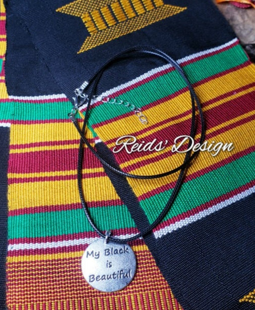 My Black is Beautiful on a Cord Chain