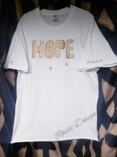 Load image into Gallery viewer, Sale.....T-Shirt Rose Gold Swirl &quot;Hope&quot; Hand Painted by Reids&#39; Visions Unisex XL / Women 2X