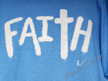 Load image into Gallery viewer, Sale...T-shirt &quot;Faith&quot; Cloud Inspired Hand painted by Reids&#39; Visions Unisex XL / Women 2x