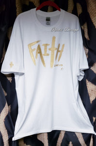 T-shirt "Faith" Hand painted By Reids' Design