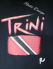 Load image into Gallery viewer, &quot;Trini&quot; Hand Painted T-Shirts by Reids&#39; Design Men Medium / Women Large