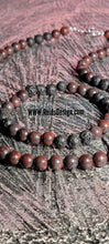 Load image into Gallery viewer, 8mm Lava and Jasper Necklace (20&quot;) and Bracelet (8.5)Set