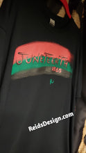 Load image into Gallery viewer, Sale...Reids&#39; Design Hand Painted &quot;Juneteenth&quot; Men XL / 2X Women T-shirt