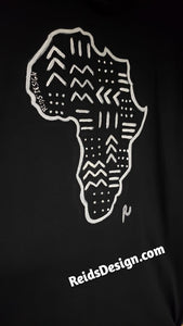 Reids' Design Hand Painted Africa Mud Cloth Design ( size Men Large / XL Women ) T-shirt