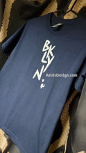 Load image into Gallery viewer, BKLYN Navy T-Shirt by Reids&#39; Design ( Youth Size Medium )