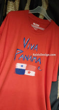 Load image into Gallery viewer, Red Viva Panama T-Shirts with Flag by Reids&#39; Design Men 2X / Women 3X