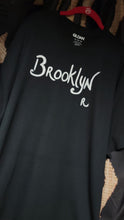 Load image into Gallery viewer, BROOKLYN Hand Painted T-Shirts with a little glitter by Reids&#39; Design Men 2x / Women 3x