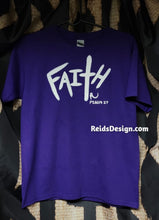 Load image into Gallery viewer, Sale...T-shirt &quot;Faith&quot; Hand painted By Reids&#39; Design Youth Large