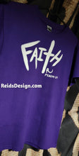 Load image into Gallery viewer, Sale...T-shirt &quot;Faith&quot; Hand painted By Reids&#39; Design Youth Large