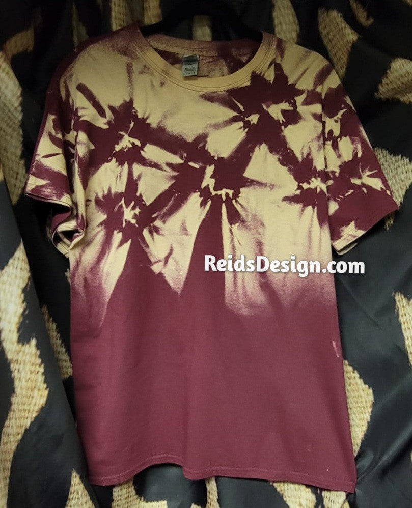 Tie Dye Designs: Bleach Camouflage Shirt 