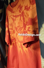 Load image into Gallery viewer, One of a Kind Handmade cotton Reversed Tie Dye / Bleach Tie Dye T-shirts by Reids&#39; Design Men 2X / Women 3X