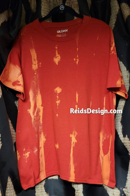 New... One of a Kind Handmade Reversed Tie Dye / Bleach Tie Dye T-shirts by Reids' Design Men Large / Women XL