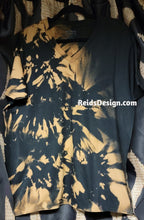 Load image into Gallery viewer, One of a Kind Handmade cotton Reversed Tie Dye / Bleach Tie Dye T-shirts by Reids&#39; Design Men XL / Women 2X