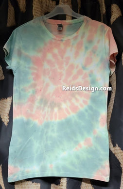 One of a Kind Handmade cotton Tie Dye T-shirts by Reids' Design Women Large (Fitted)